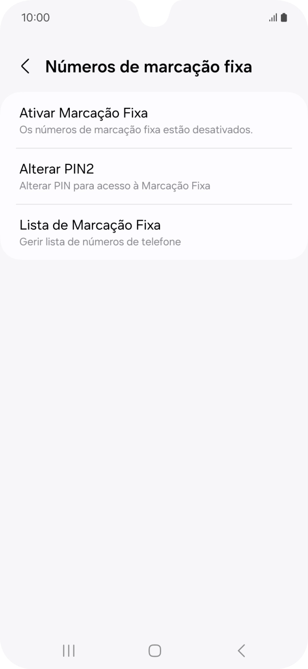 Prima Ativar Marcação Fixa.