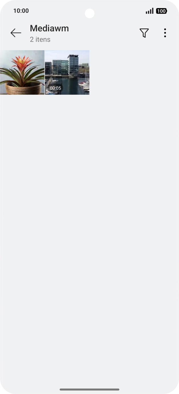 Prima durante um momento uma imagem ou um vídeo.