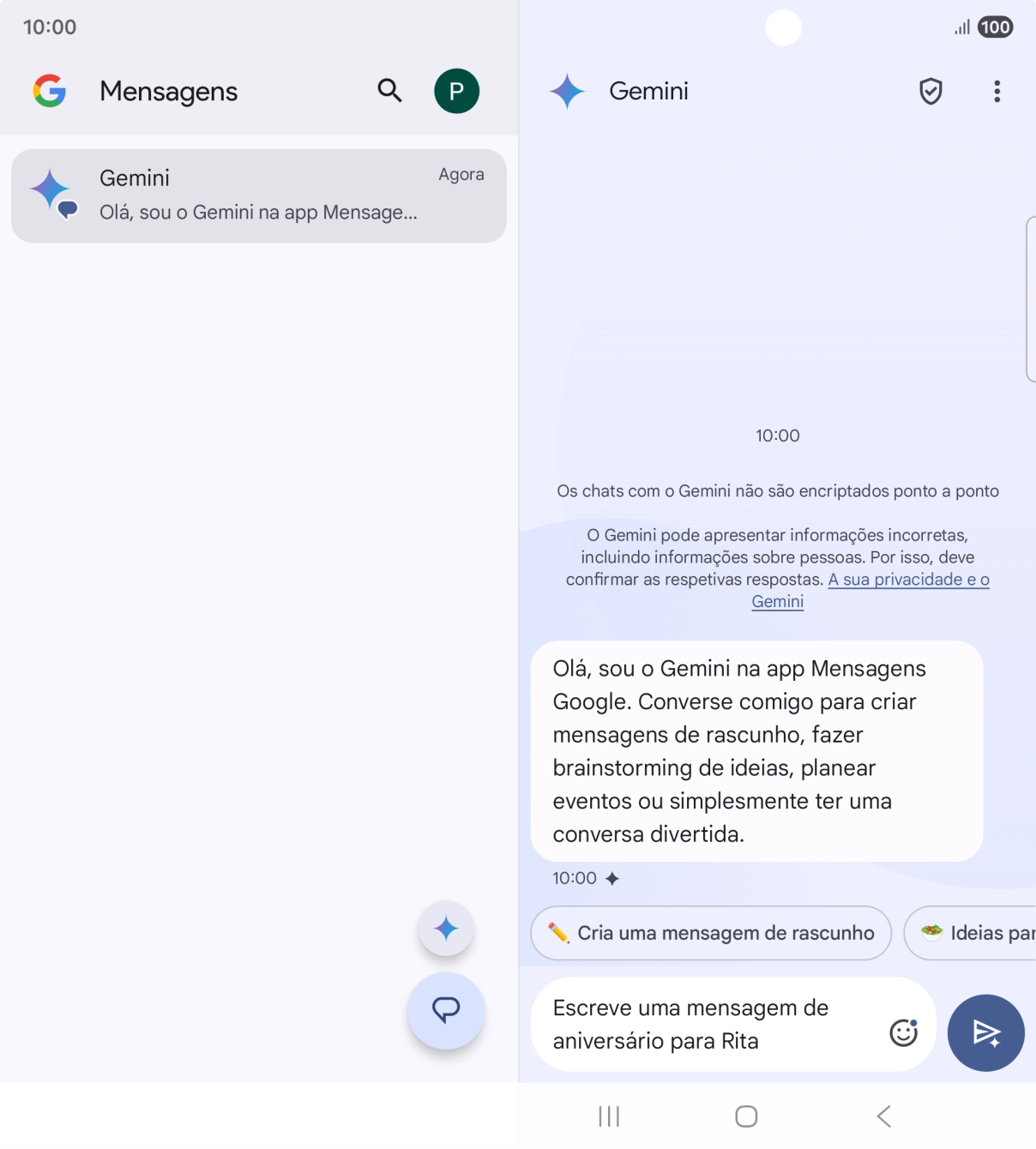 Escreva ou diga com as suas palavras qual o assunto que pretende usar.