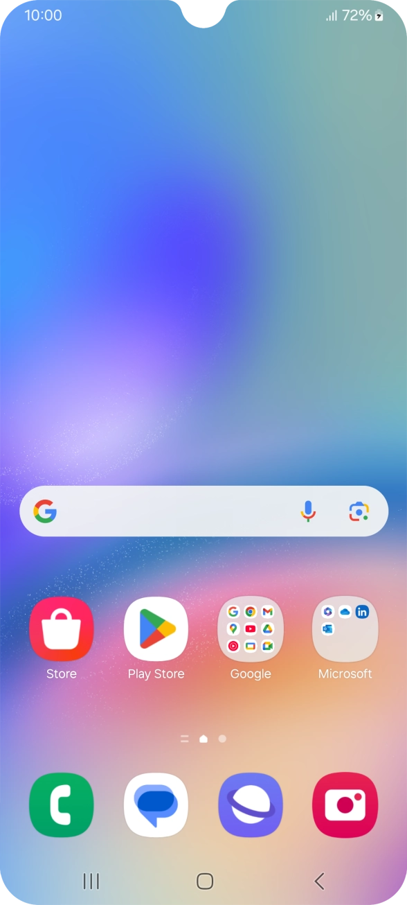 Quando o ícone de bateria em carregamento for mostrado no ecrã, a bateria está em carregamento.