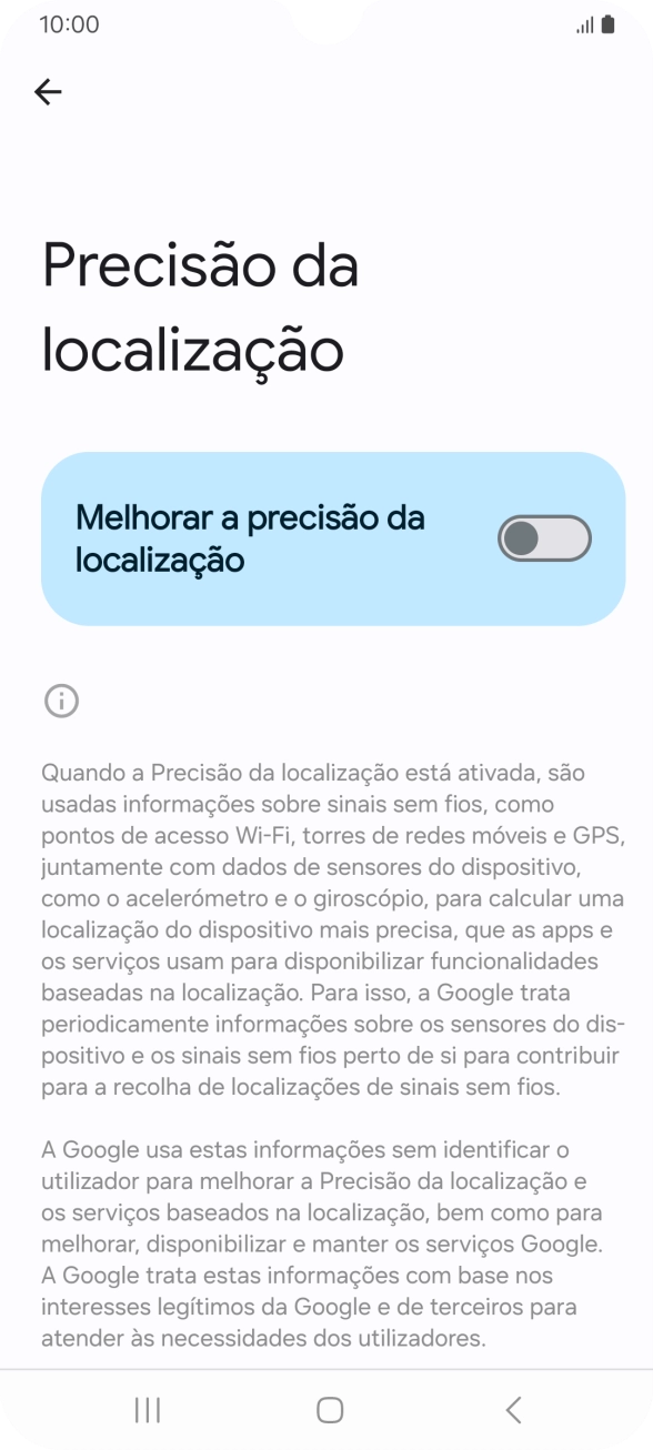 Se premir o indicador junto a 