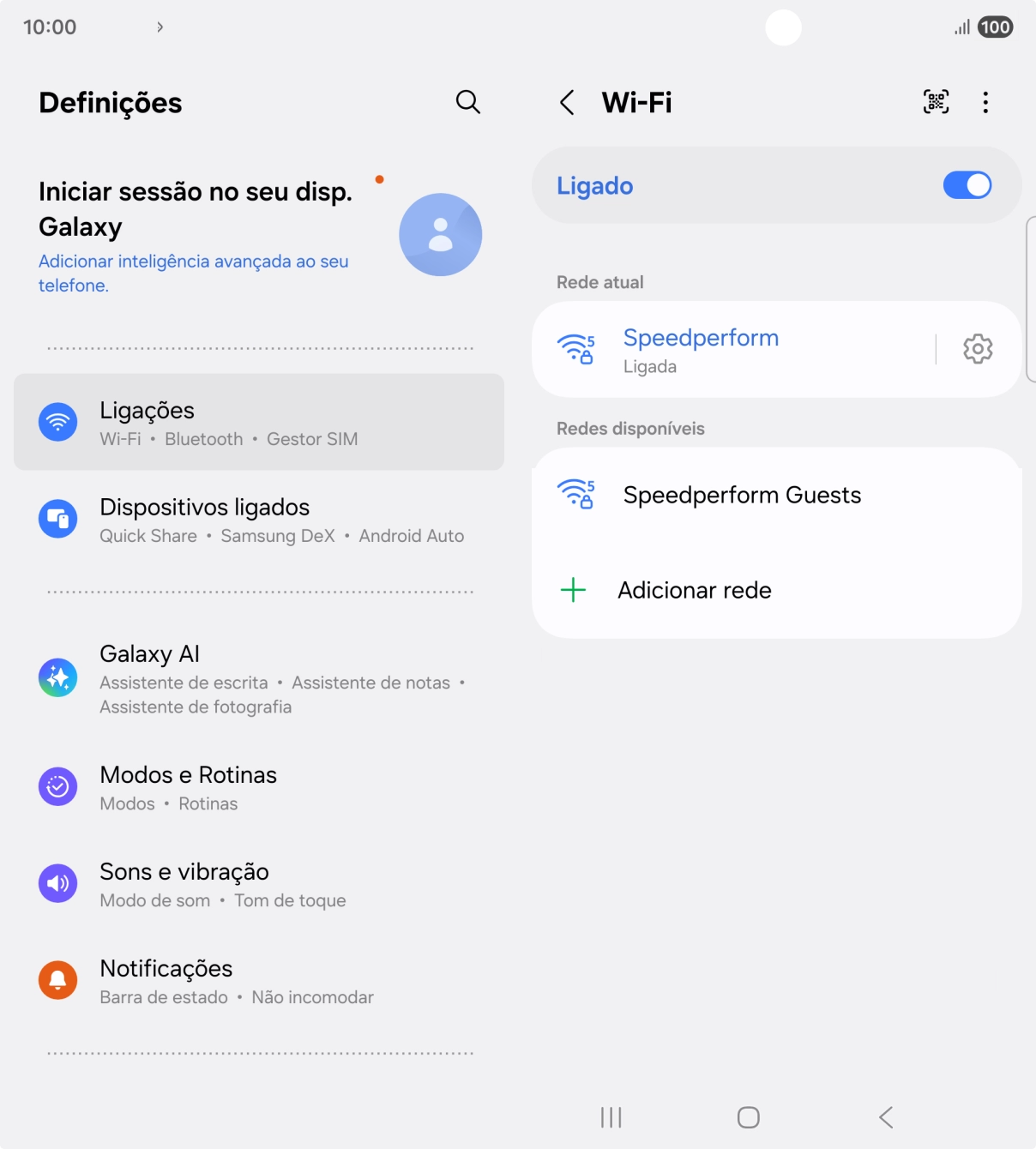 Prima a tecla de início para terminar e voltar ao ecrã inicial.