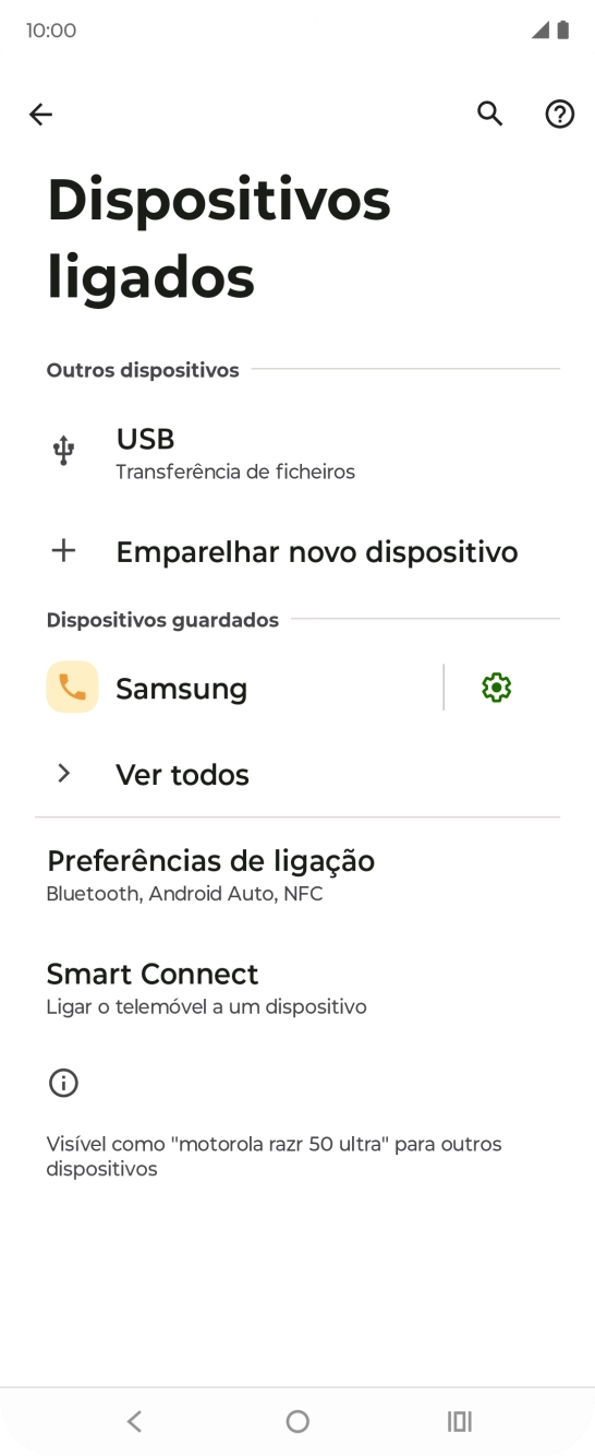 Prima a tecla de início para terminar e voltar ao ecrã inicial.