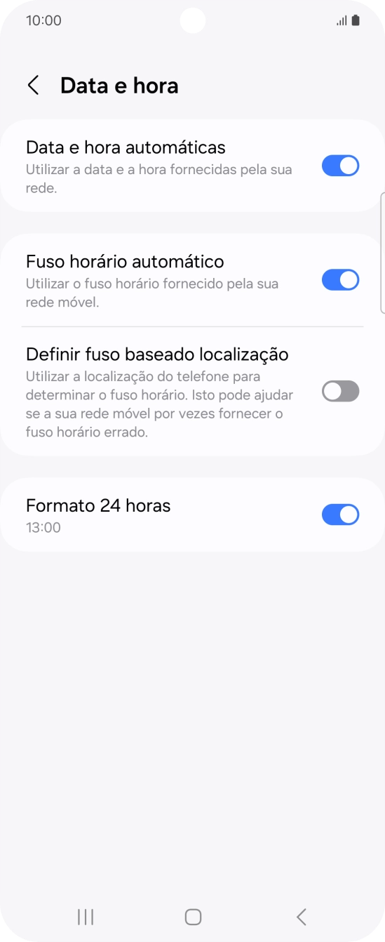 Prima a tecla de início para terminar e voltar ao ecrã inicial.