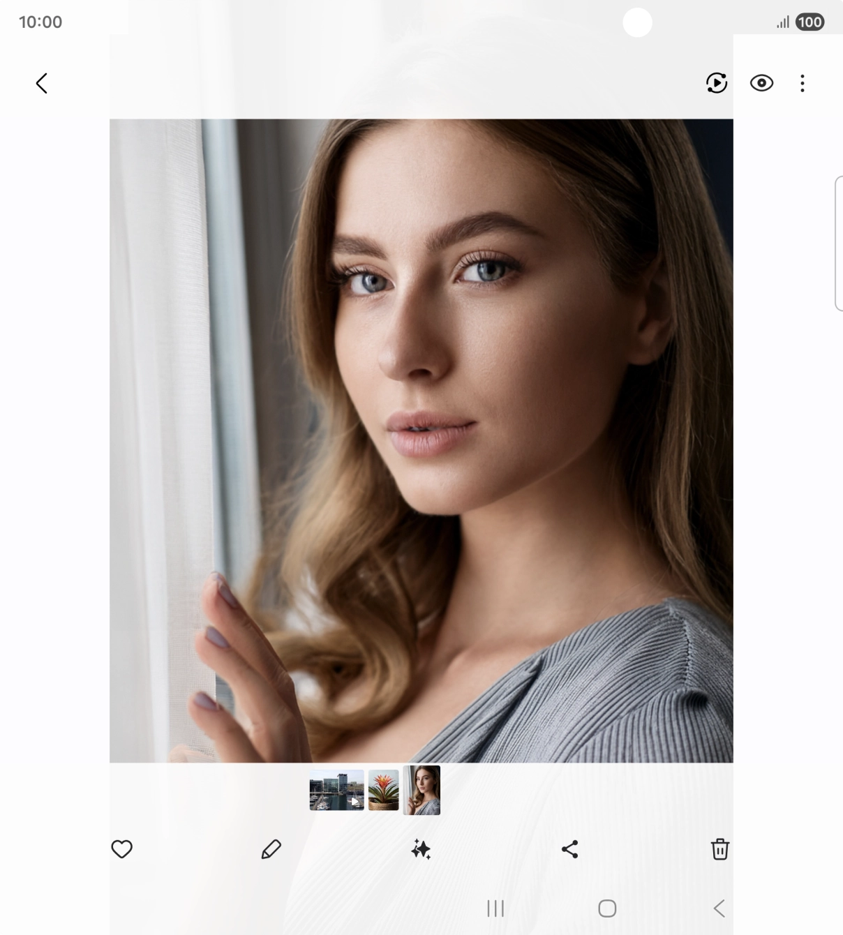 Prima o ícone de AI.