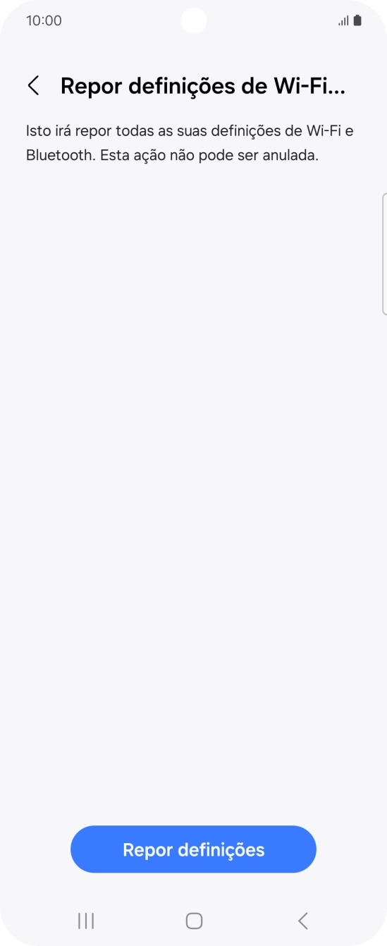 Prima Repor definições.