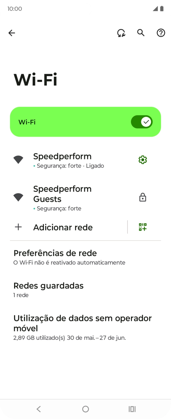 Prima a tecla de início para terminar e voltar ao ecrã inicial.