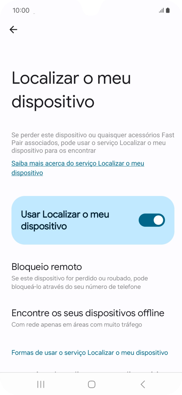 Prima a tecla de início para terminar e voltar ao ecrã inicial.