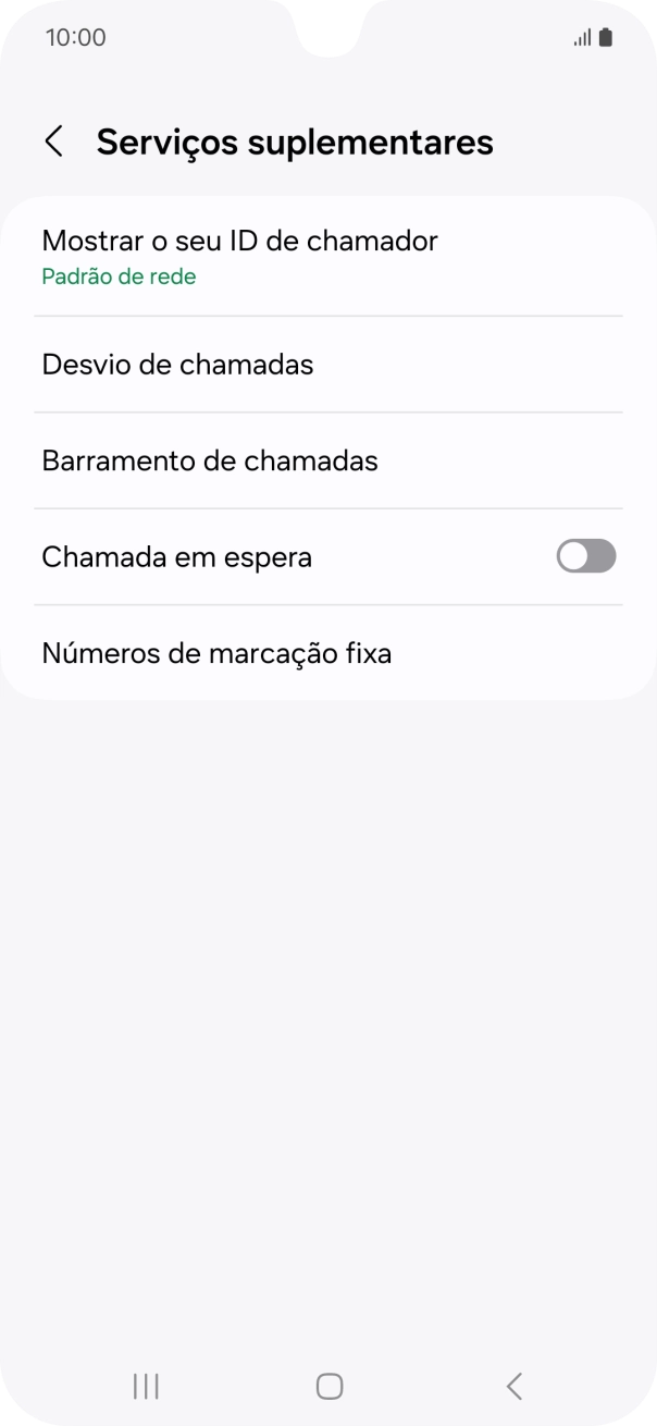 Prima Mostrar o seu ID de chamador.