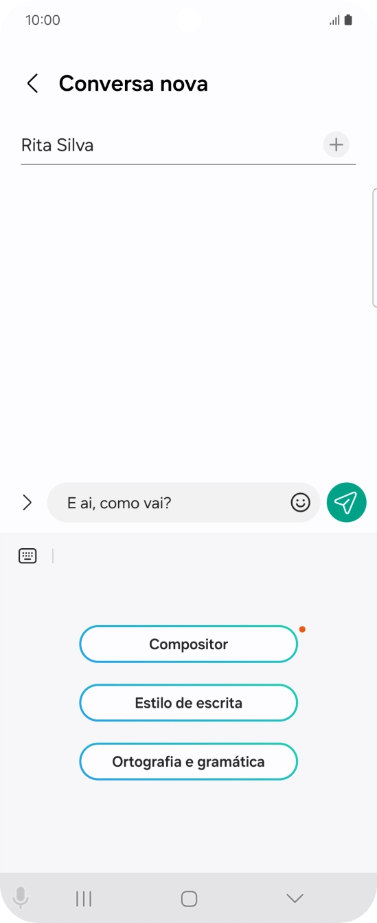 Prima Estilo de escrita.