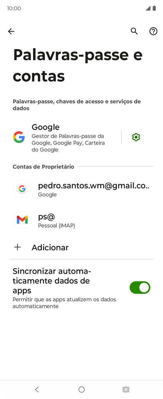 Prima a tecla de início para terminar e voltar ao ecrã inicial.