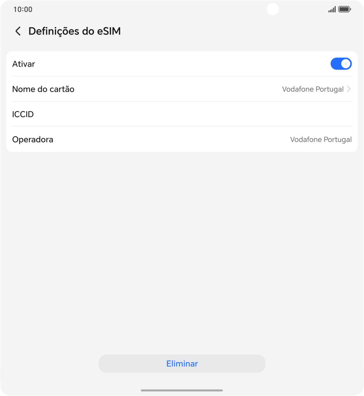 Para voltar ao ecrã inicial, deslize o dedo de baixo para cima a partir da base do ecrã.