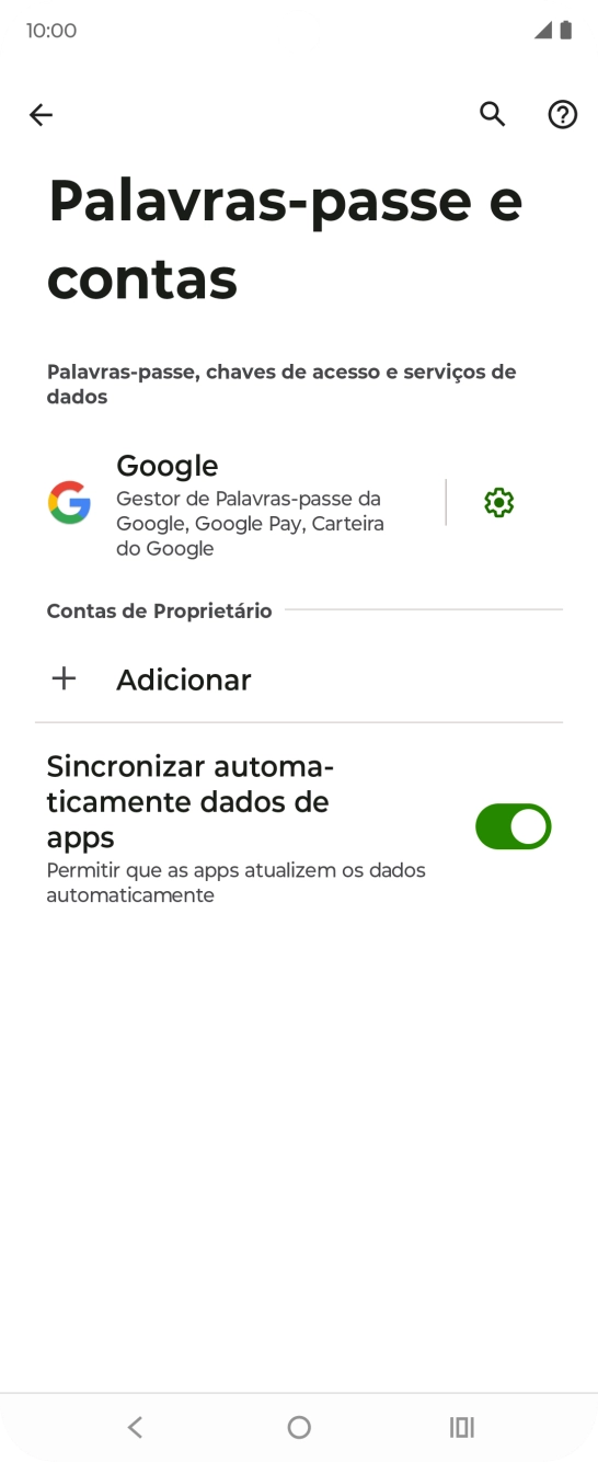 Prima Adicionar.