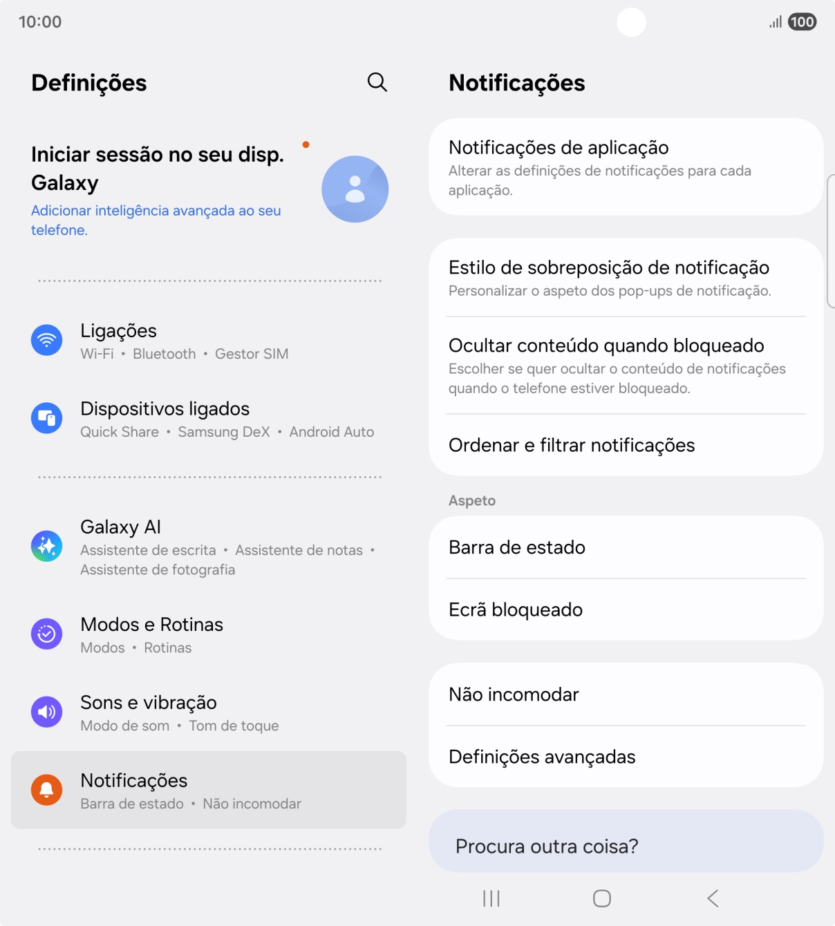 Prima Notificações de aplicação.