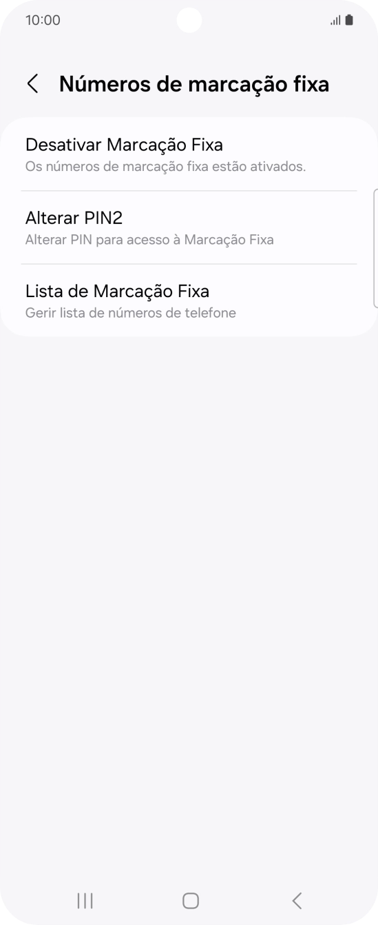 Prima Desativar Marcação Fixa.
