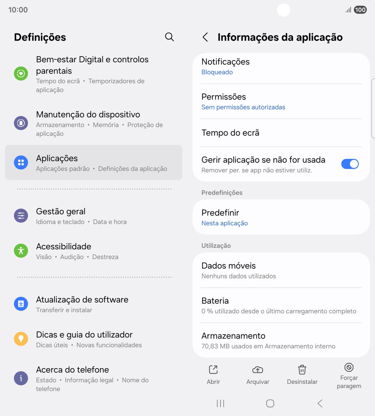 Prima Armazenamento.
