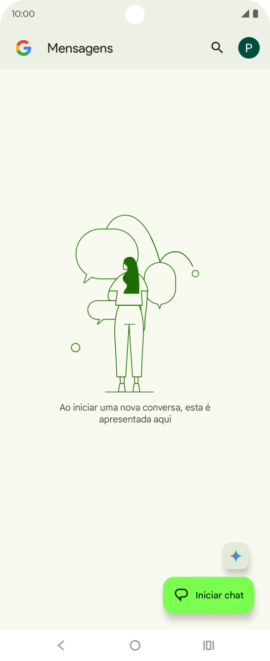 Prima o ícone de perfil.