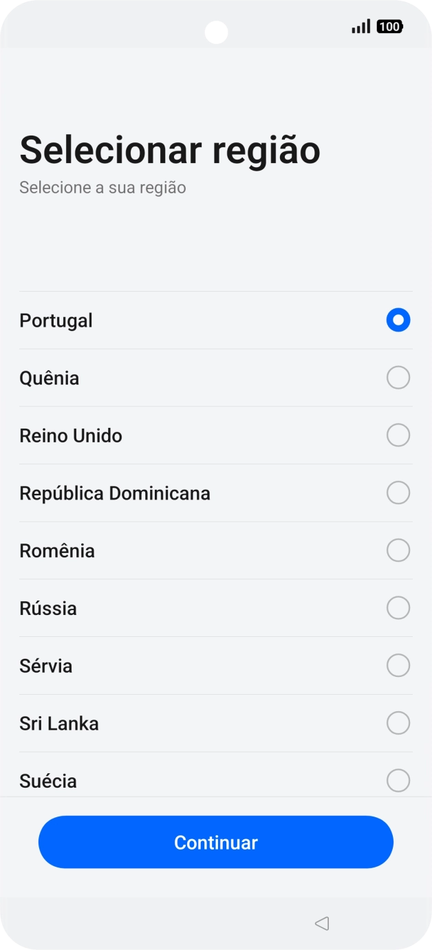 Prima o país pretendido.