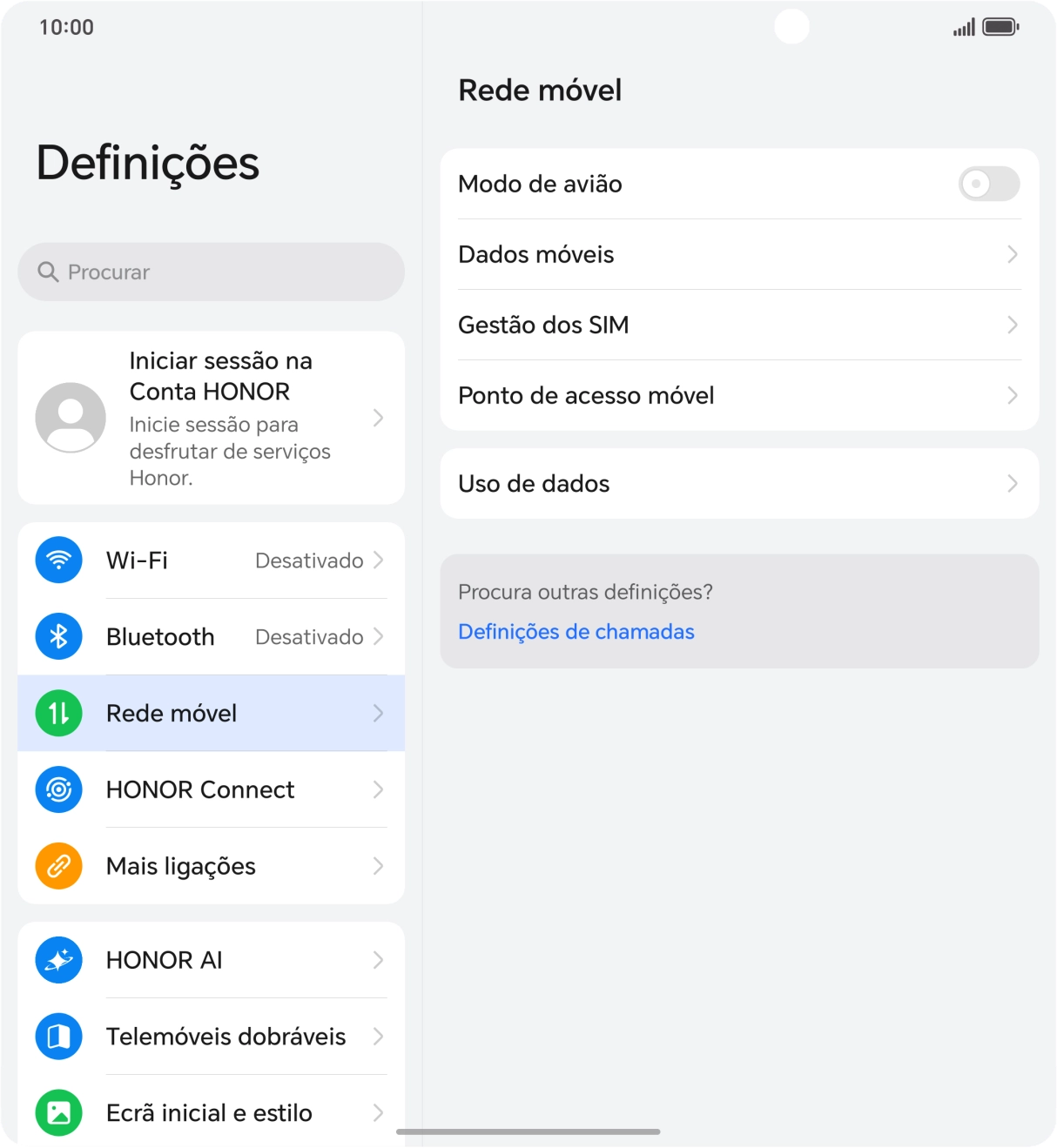 Prima Dados móveis.