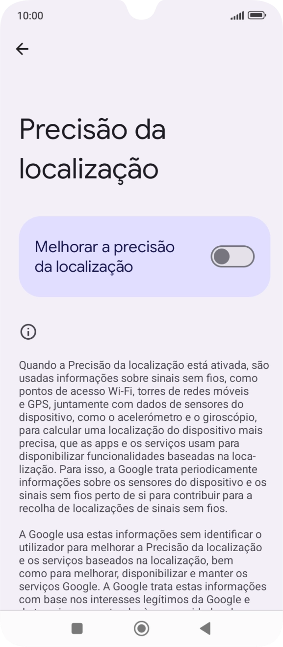 Se premir o indicador junto a 