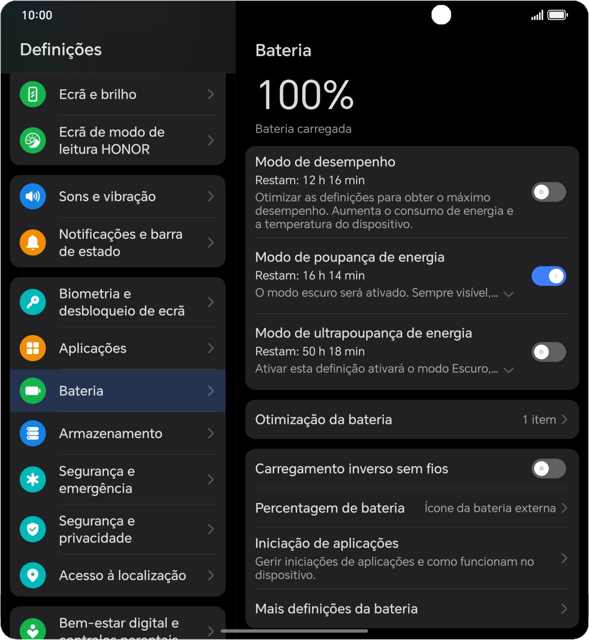 Para voltar ao ecrã inicial, deslize o dedo de baixo para cima a partir da base do ecrã.
