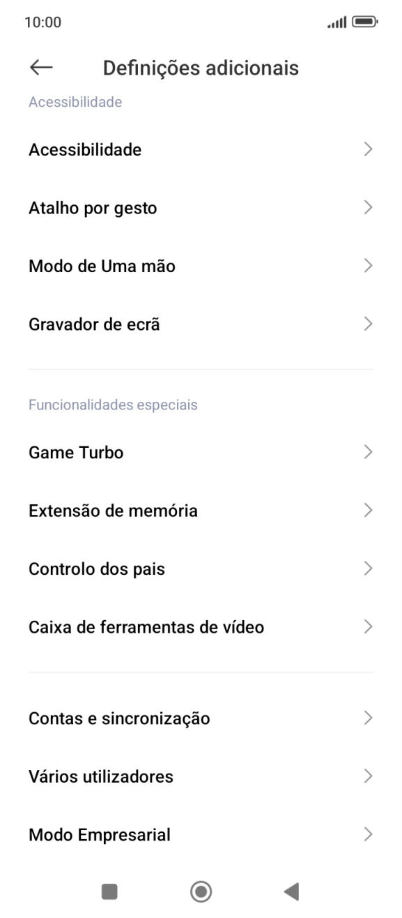Prima Contas e sincronização.