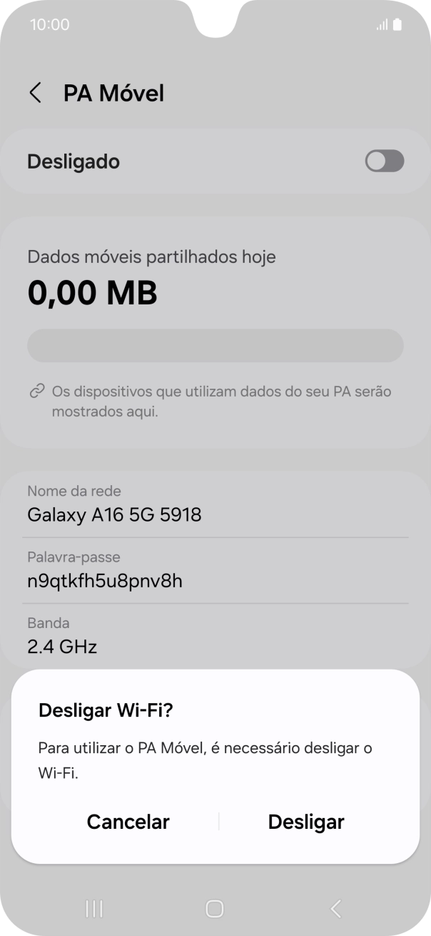 Prima a tecla de início para terminar e voltar ao ecrã inicial.