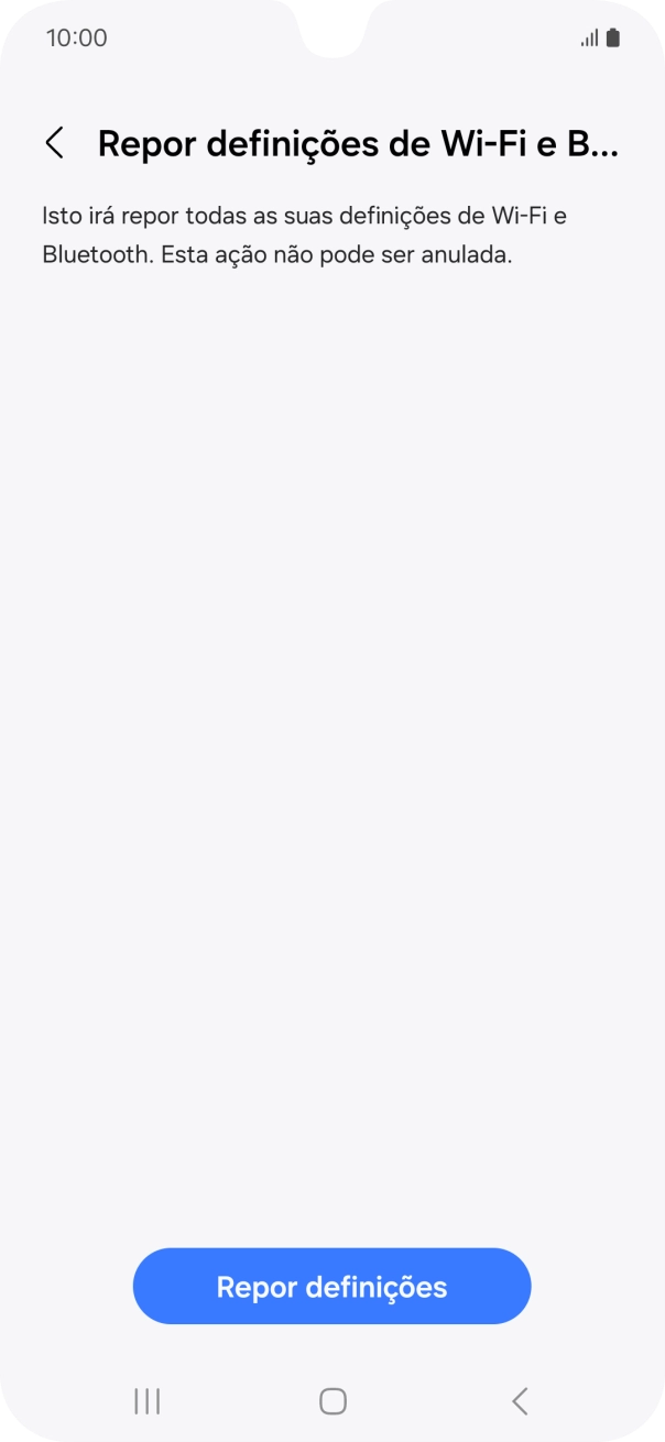 Prima Repor definições.