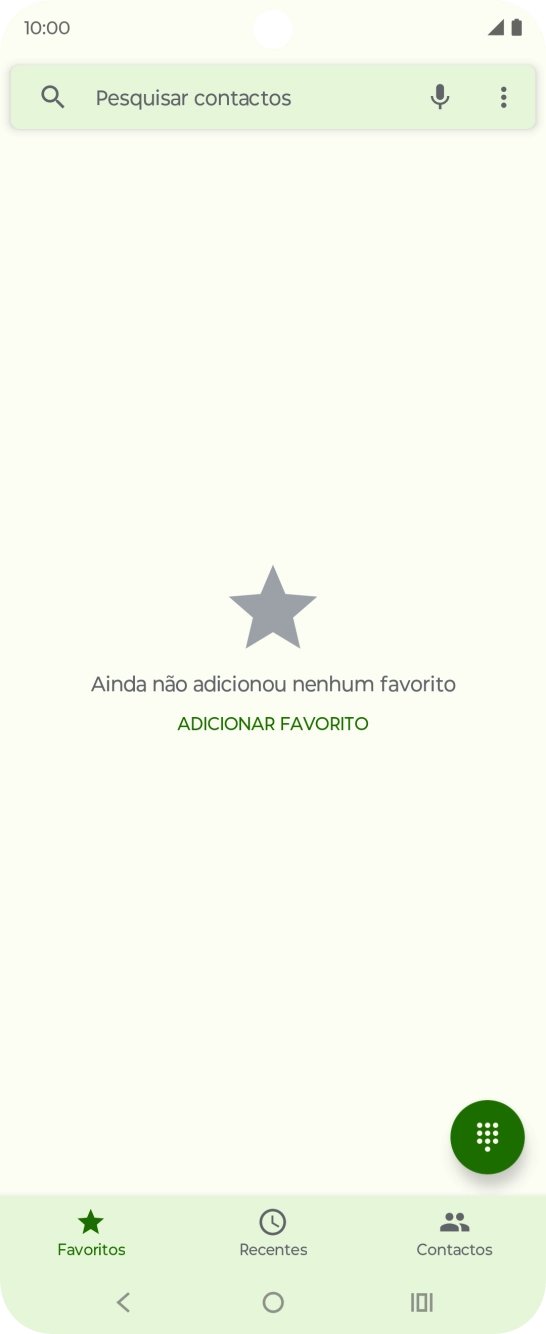 Prima o ícone de menu.