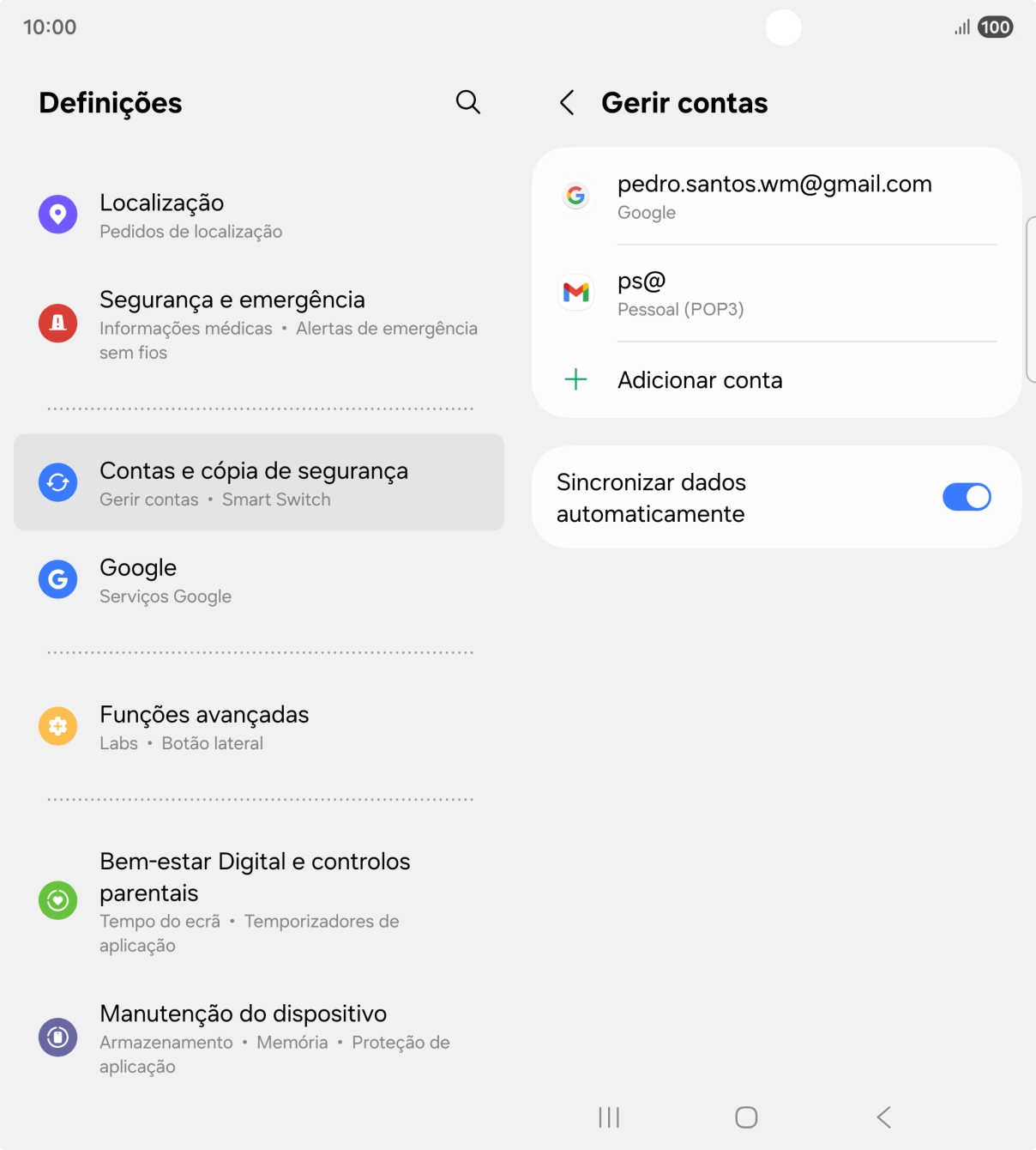 Prima a tecla de início para terminar e voltar ao ecrã inicial.