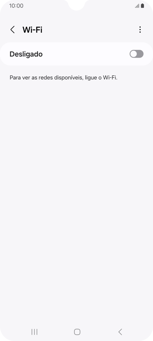 Prima o indicador para ativar a função.