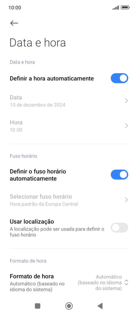 Prima a tecla de início para terminar e voltar ao ecrã inicial.