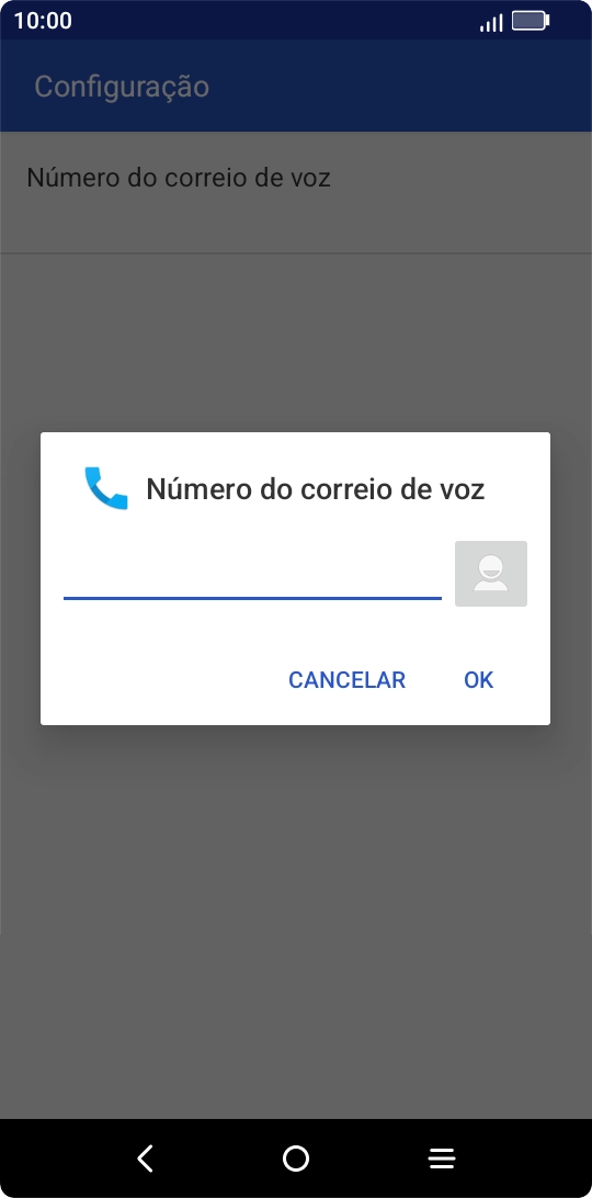 Introduza 123 e prima OK.
