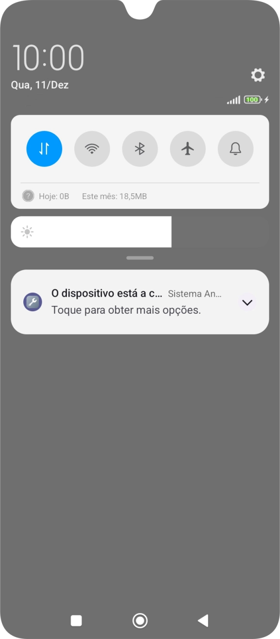 Prima Toque para obter mais opções..
