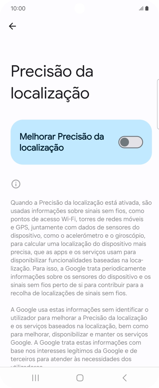 Se premir o indicador junto a 