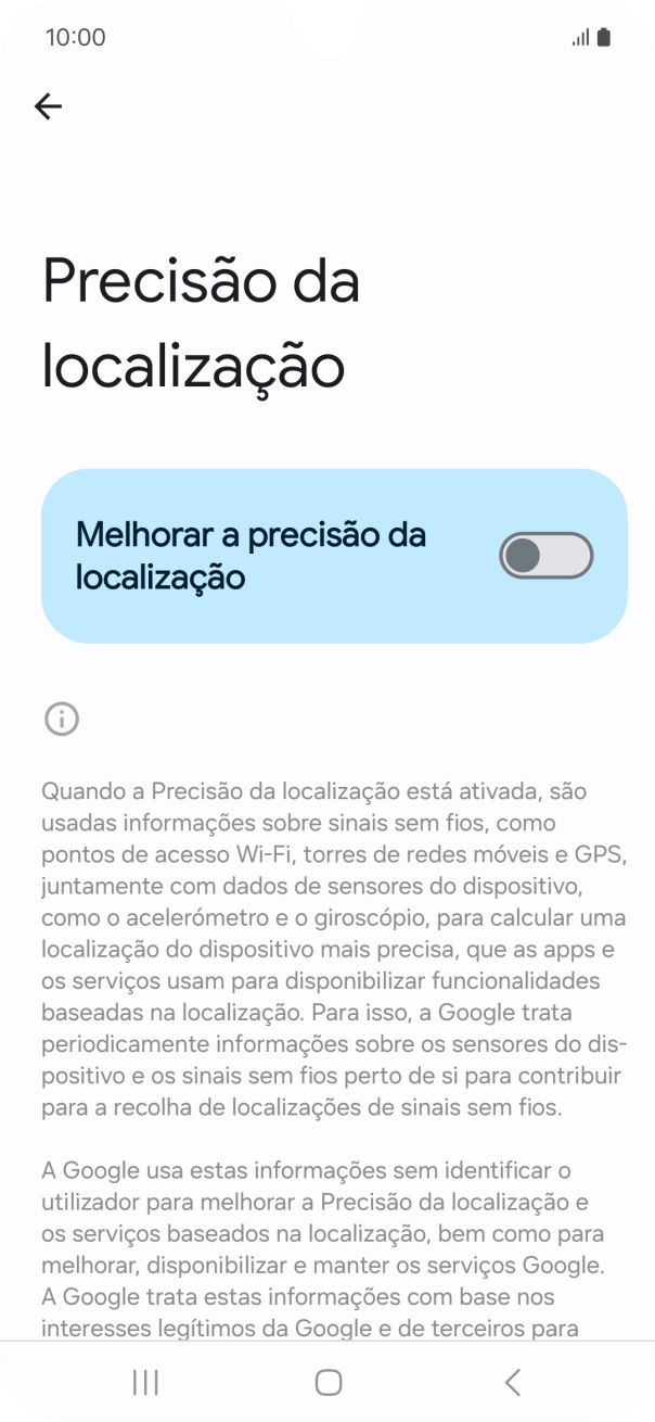 Se premir o indicador junto a 