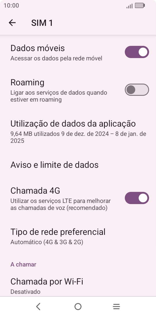 Prima Tipo de rede preferencial.