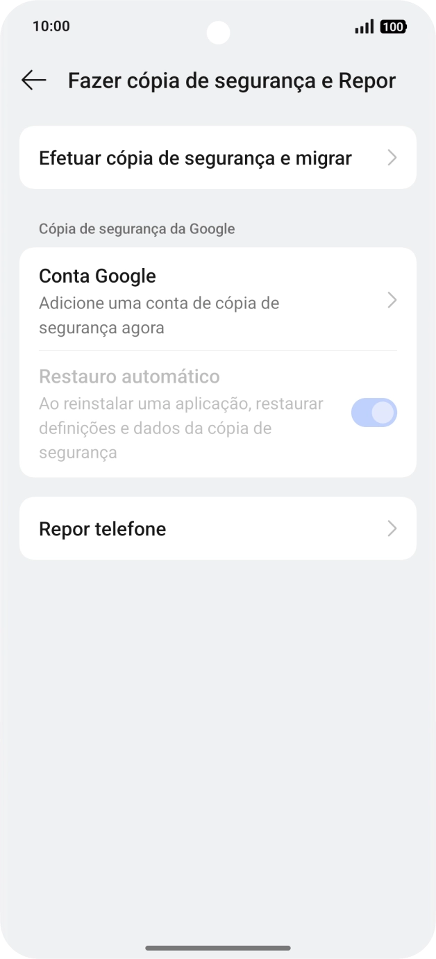 Prima Repor telefone.