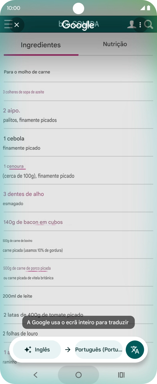 Siga as indicações no ecrã para escolher as definições pretendidas e utilizar a função.