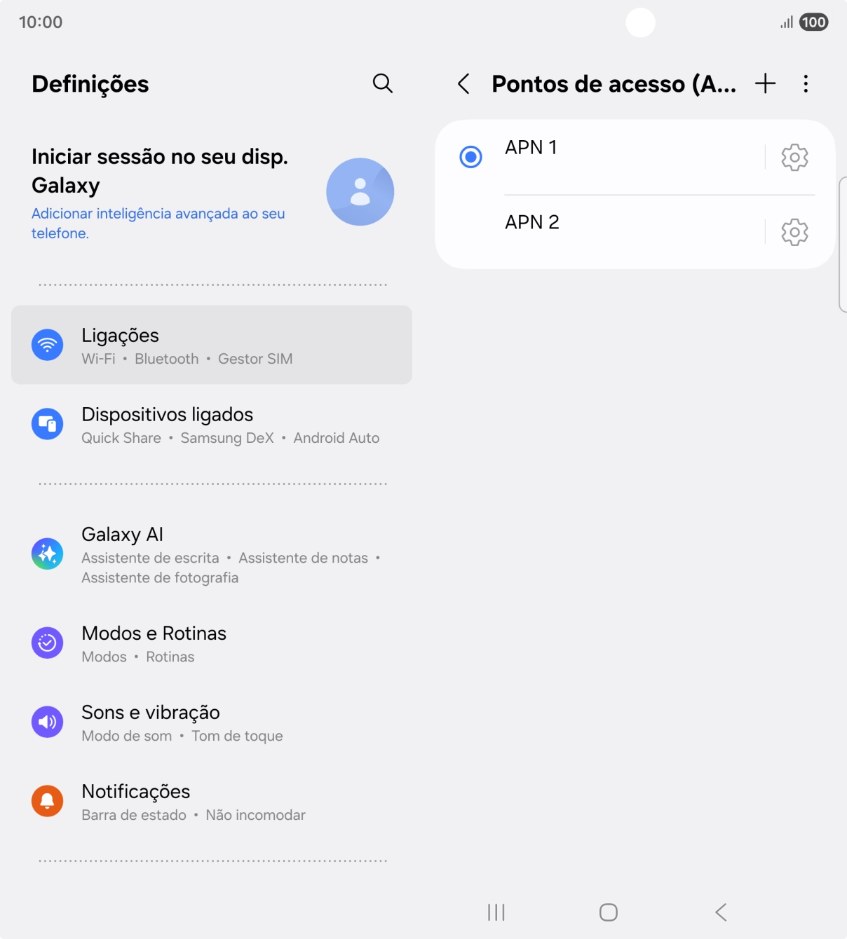 Prima a tecla de início para terminar e voltar ao ecrã inicial.