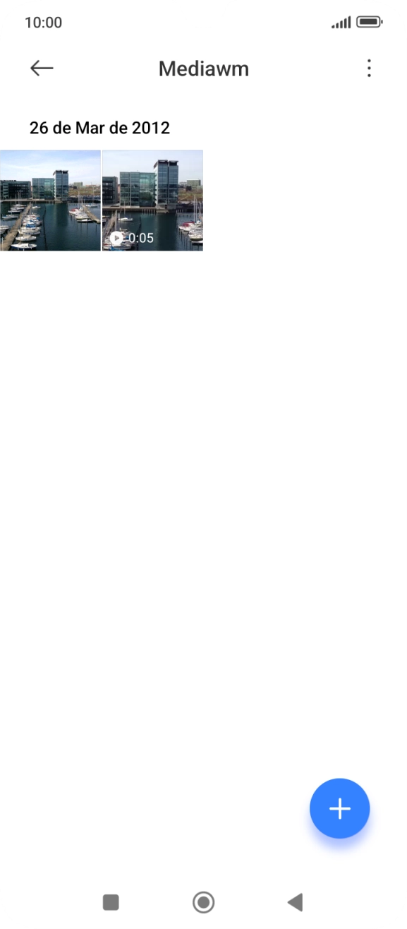 Prima durante um momento uma imagem ou um vídeo.