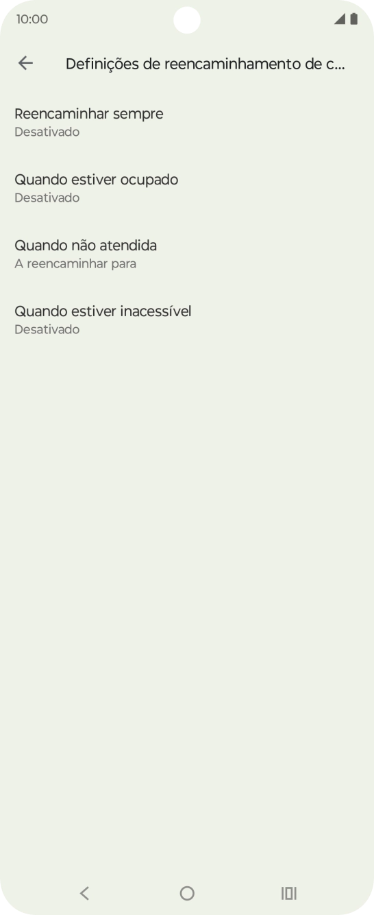 Prima a tecla de início para terminar e voltar ao ecrã inicial.