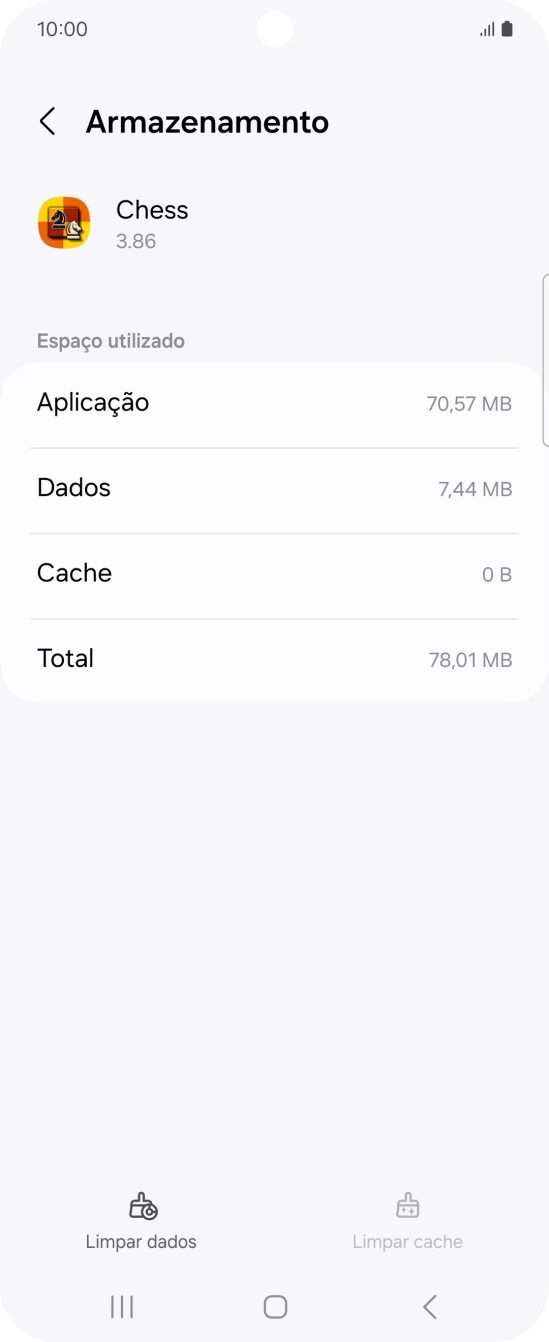 Prima a tecla de início para terminar e voltar ao ecrã inicial.