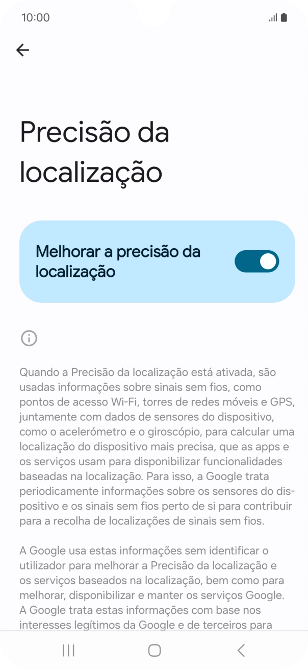 Se premir o indicador junto a 