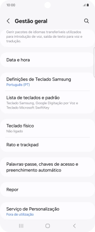 Prima Data e hora.