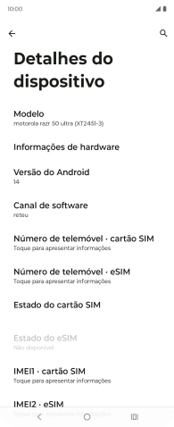 Prima IMEI1 - cartão SIM.