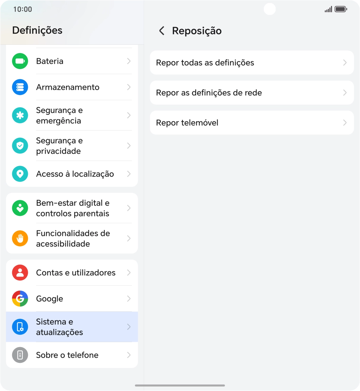 Prima Repor telemóvel.