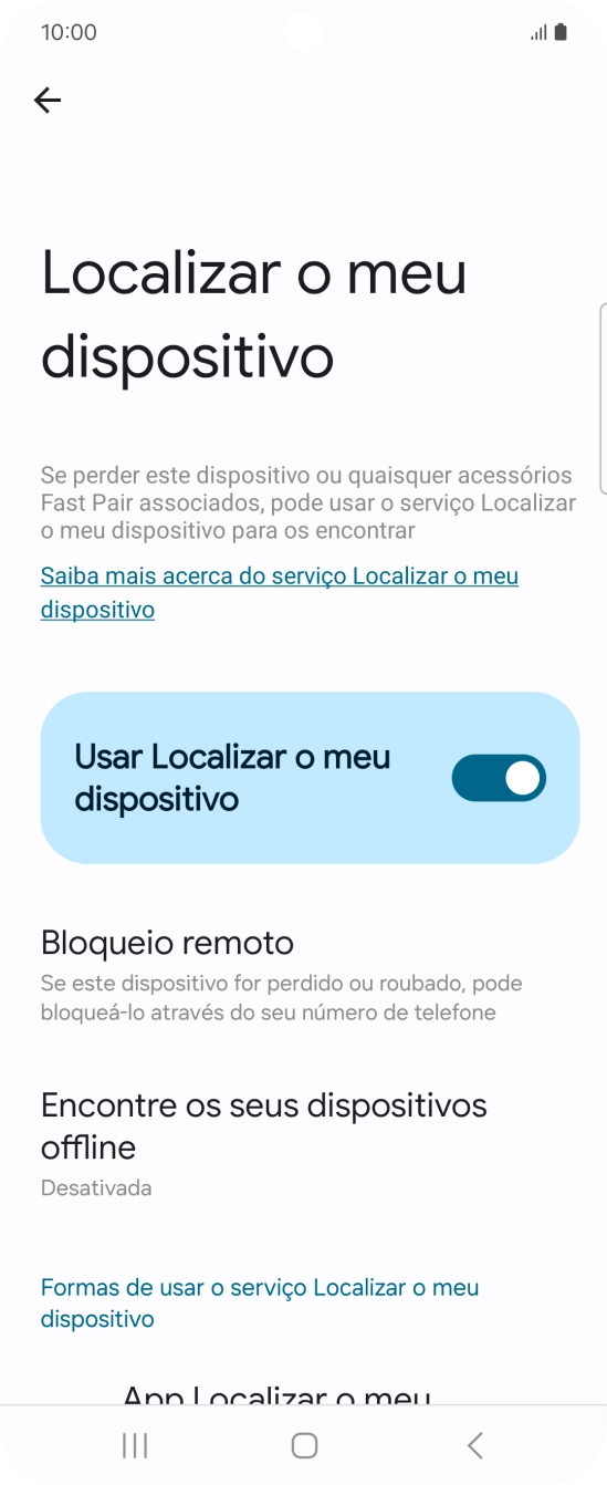 Prima a tecla de início para terminar e voltar ao ecrã inicial.