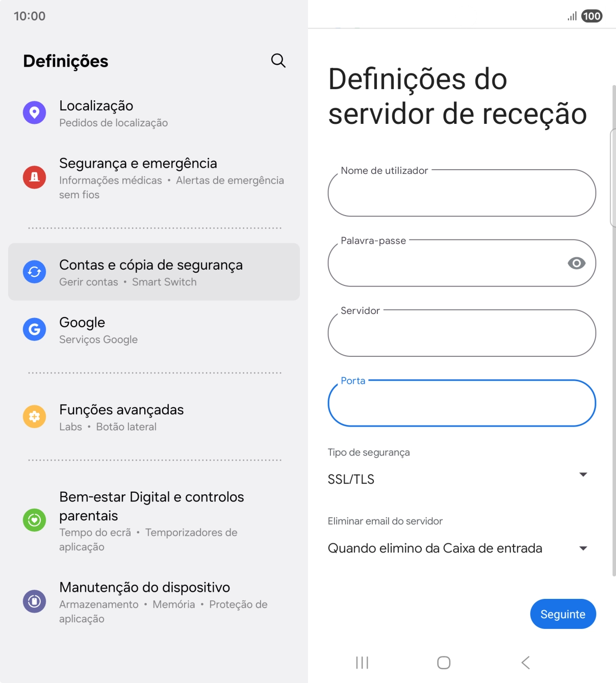 Prima a lista suspensa sob 