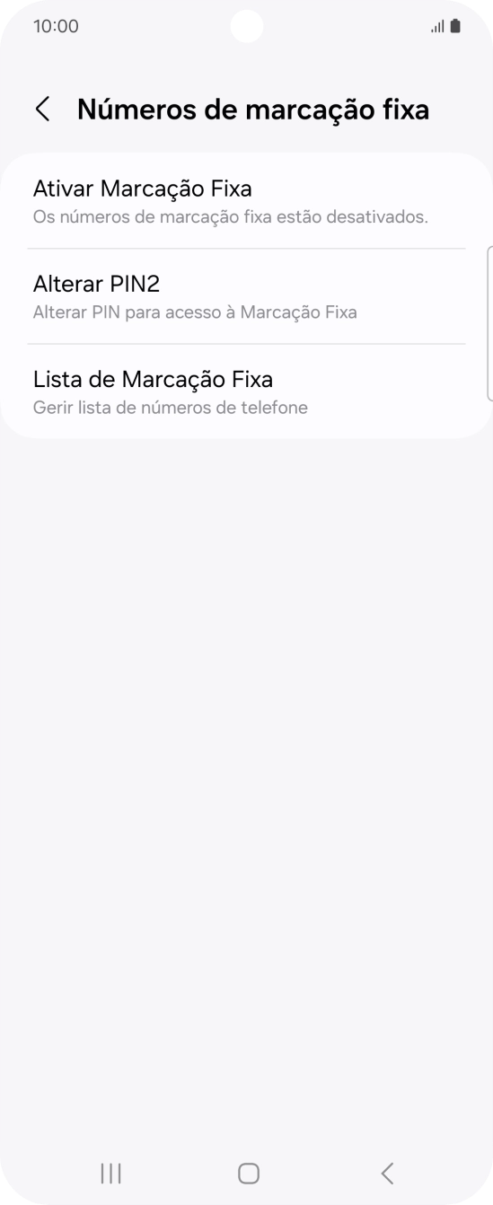 Prima Ativar Marcação Fixa.
